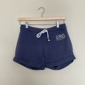 Blue Garage Sweat Shorts